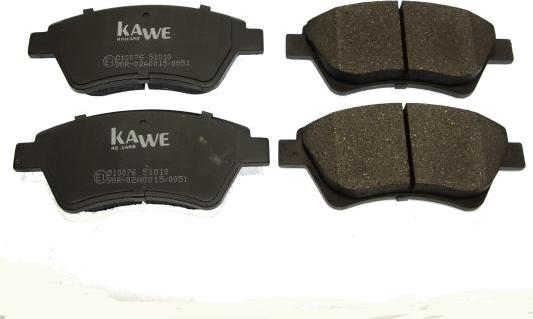 Kawe 810076 - Brake Pad Set, disc brake autospares.lv