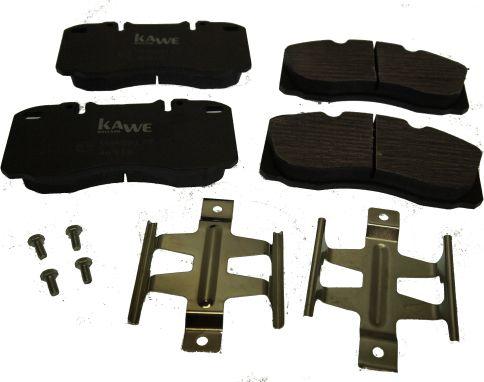 Kawe 88096 - Brake Pad Set, disc brake autospares.lv