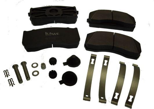 Kawe 88098 - Brake Pad Set, disc brake autospares.lv