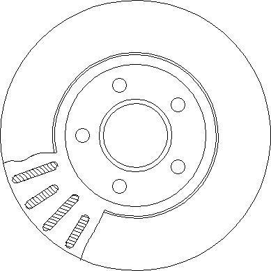 Kawe 38180 - Brake Disc autospares.lv