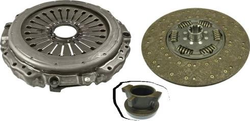 Kawe 7169502 - Clutch Kit autospares.lv