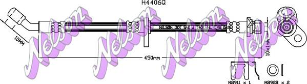 Kawe H4406Q - Brake Hose autospares.lv