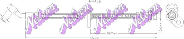 Kawe H4406 - Brake Hose autospares.lv