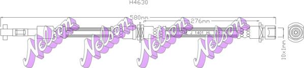 Kawe H4630 - Brake Hose autospares.lv