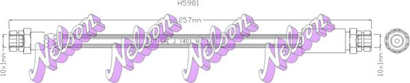 Kawe H5981 - Brake Hose autospares.lv