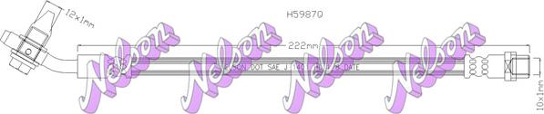 Kawe H5987Q - Brake Hose autospares.lv