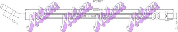 Kawe H5987 - Brake Hose autospares.lv