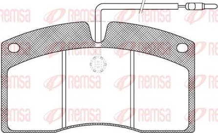 Kawe JCA505.40 - Brake Pad Set, disc brake autospares.lv