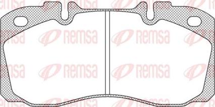 Kawe JCA640.00 - Brake Pad Set, disc brake autospares.lv