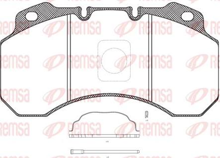 Kawe JCA680.30 - Brake Pad Set, disc brake autospares.lv