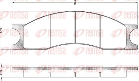 Kawe JCA1001 - Brake Pad Set, disc brake autospares.lv