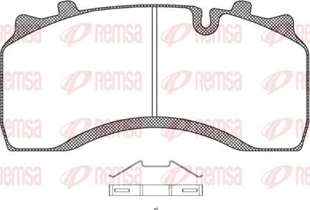 BENDIX 2914209569 - Brake Pad Set, disc brake autospares.lv