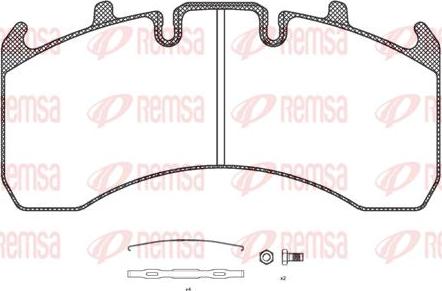 Kawe JCA1156.00 - Brake Pad Set, disc brake autospares.lv