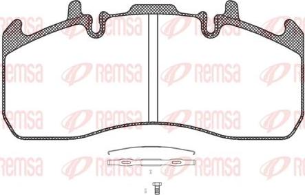 Kawe JCA1317.00 - Brake Pad Set, disc brake autospares.lv