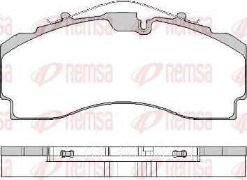 Kawe JCA1704.00 - Brake Pad Set, disc brake autospares.lv