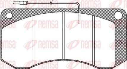 Kawe JCA258.40 - Brake Pad Set, disc brake autospares.lv