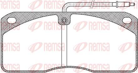 Kawe JCA278.40 - Brake Pad Set, disc brake autospares.lv