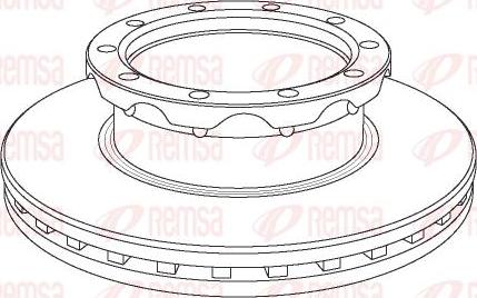 Kawe NCA1062.20 - Brake Disc autospares.lv