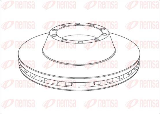 Kawe NCA1013.20 - Brake Disc autospares.lv