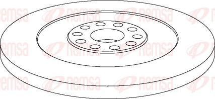 Kawe NCA1032.10 - Brake Disc autospares.lv