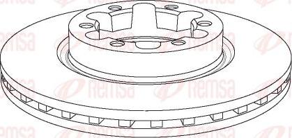 Kawe NCA1145.20 - Brake Disc autospares.lv