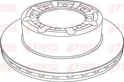 Kawe NCA1140.20 - Brake Disc autospares.lv