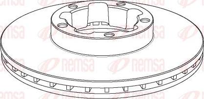 Kawe NCA1148.20 - Brake Disc autospares.lv