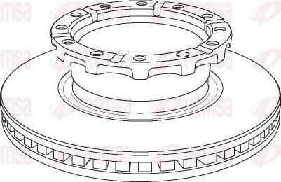 Kawe NCA1159.20 - Brake Disc autospares.lv