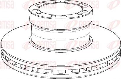 Kawe NCA1156.20 - Brake Disc autospares.lv