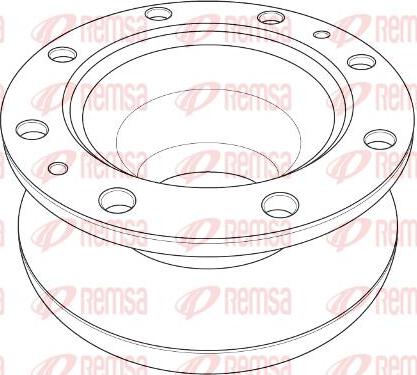 Kawe NCA1204.10 - Brake Disc autospares.lv