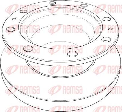 Kawe NCA1206.10 - Brake Disc autospares.lv