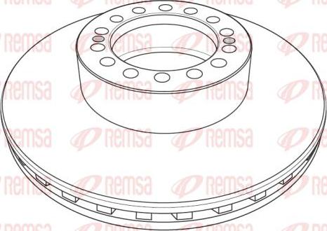 Kawe NCA1238.20 - Brake Disc autospares.lv