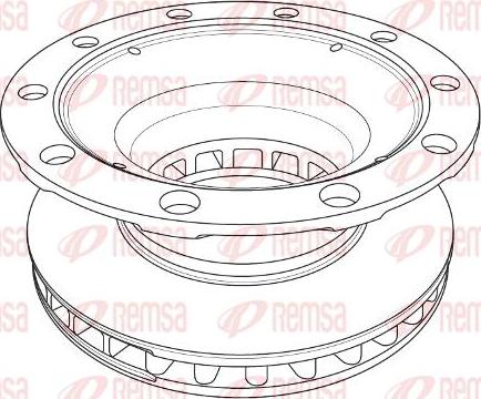 Kawe NCA1237.20 - Brake Disc autospares.lv