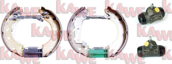 Kawe OEK555 - Brake Shoe Set autospares.lv