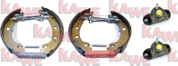 Kawe OEK506 - Brake Shoe Set autospares.lv