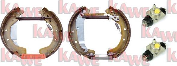 Kawe OEK535 - Brake Shoe Set autospares.lv