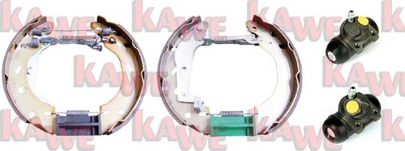 Kawe OEK538 - Brake Shoe Set autospares.lv