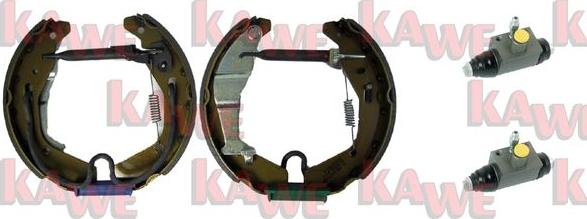 Kawe OEK627 - Brake Shoe Set autospares.lv