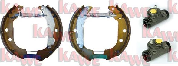 Kawe OEK086 - Brake Shoe Set autospares.lv