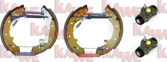 Kawe OEK087 - Brake Shoe Set autospares.lv