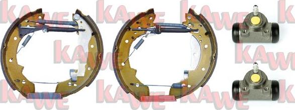 Kawe OEK351 - Brake Shoe Set autospares.lv