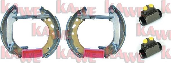 Kawe OEK297 - Brake Shoe Set autospares.lv