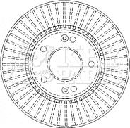 Key Parts KBD4495 - Brake Disc autospares.lv