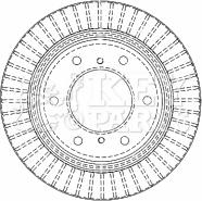 Key Parts KBD4480 - Brake Disc autospares.lv