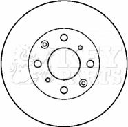 Key Parts KBD4423 - Brake Disc autospares.lv