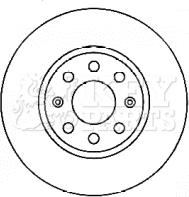 Key Parts KBD4553 - Brake Disc autospares.lv