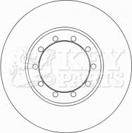 Key Parts KBD4566 - Brake Disc autospares.lv