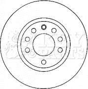 Key Parts KBD4580 - Brake Disc autospares.lv