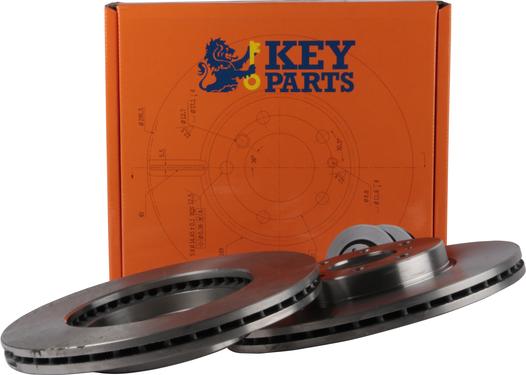 Key Parts KBD4537 - Brake Disc autospares.lv