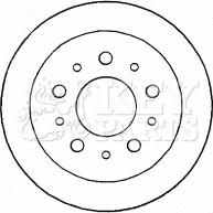 Key Parts KBD4609 - Brake Disc autospares.lv